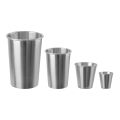 30/70/180/320ML Mini Glasses Stainless Steel Metal Cup Cups For Portable Drinkware Set Kitchen Accessories 1PC. 