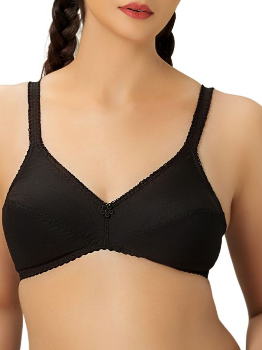 Bebelle,%20Basic%20Cotton,%20Bra%20for%20girls%20and%20women,%20Casual%20Bra,%20Blended%20Fabric%20Bra,%20Black,%20B%20Cup%20-%20Image%205