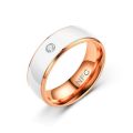Stainless Steel NFC Smart Ring Creative Wearable Connect Multifunctional Finger Digital Ring Waterproof Magic Wear NFC Finger Ring for Android Phone Men. 