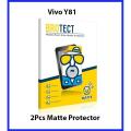 2Pcs Vivo Y81 Back Matte Protector For Y81. 