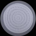 Round Plastic Canvas Shapes Circles Sheets for Embroidery Crafting 6" inch Diameter. 