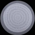 Round Plastic Canvas Shapes Circles Sheets for Embroidery Crafting 6" inch Diameter. 