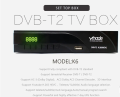 VMade K6 Freeview HD Set Top Box DVB-T2 HDMI Digital TV Receiver with Remote 243 A11. 