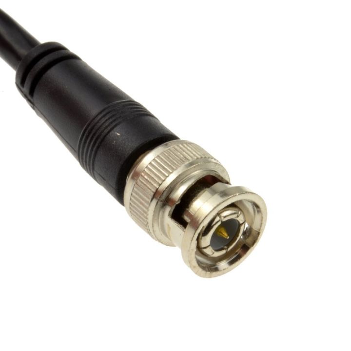 2pcs BNC video connector jack Q9 CCTV camera head adapter wire cable 75ohm