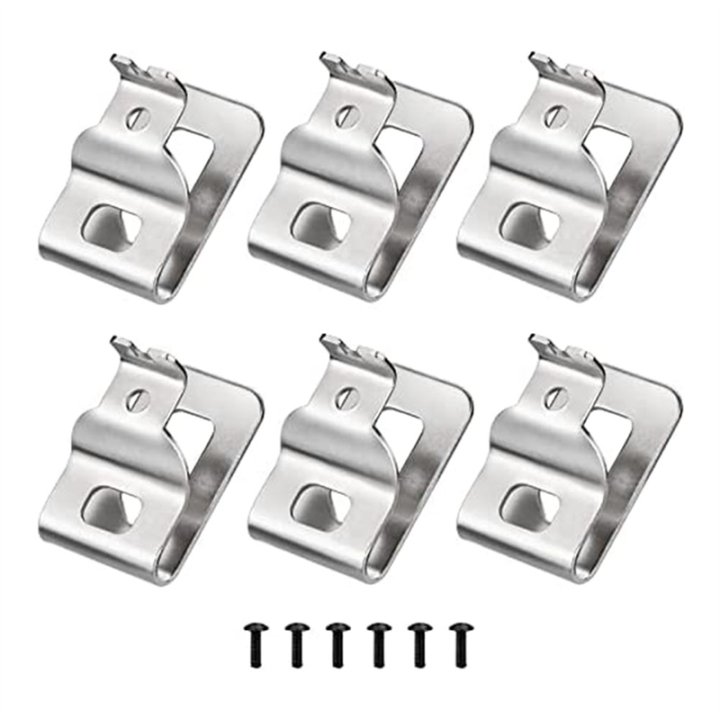 6Pcs Drill Tool Clips Hook Kit for N268241 for Power Tools DCD980