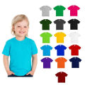 Kids Plain T-shirt Set of 3 for Boys and Girls - Random Color. 