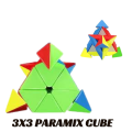 Moyu Meilong Pyramid Original Stickerless Rubiks Cube 3x3, Pyraminx Triangle Cube Puzzle Game, Best Cube. 