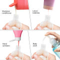 Spray Bottle Transparent Hand Sanitizer Bottle Empty Bottle Portable Hook Key Ring Sub-bottle New Disinfection. 