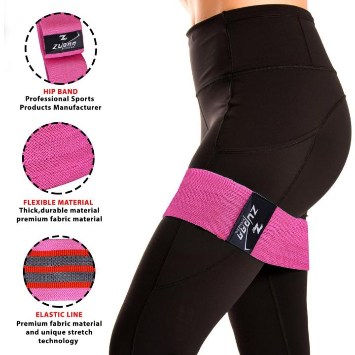 Resistance Band Booty Fabric Glute Hip Circle Legs Squat Yoga Non Slip