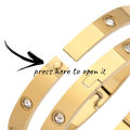 Luxury Stainless Steel Bracelet Women Bangles Bracelets On Hand Lady Girl Women's Fashion Jewelry Rhinestone Designer Gifts Nail. 