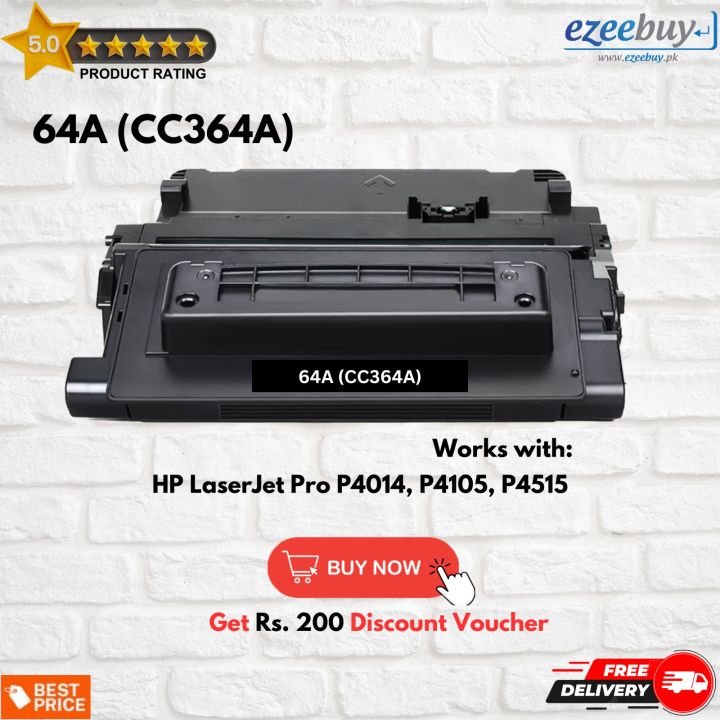 64A Toner Cartridge | HP 64A CC364A Black LaserJet Toner Cartridge