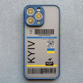 Solitary waves Ukraine Map Flag Love Heart Pattern Phone Case For iphone 15 14 11 12 13 Pro Max Mini X XS XR 7 8 Plus SE2 Blue Shockproof Cover. 