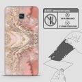 Samsung A7 2016 (A710) Skin - SkinLee HQ Vinyl Skin Wrap (Not Cover) - Trendy Chic Rose Gold Marble - SKINLEE-147-2-21-38. 