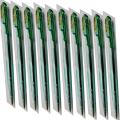 Clipper Ball Pen Green Art # BPCLF (10 Pcs / 1 Pkt). 