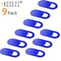 !ACCEZZ 18pcs Webcam Cover Shutter Laptop Camera Len Plastic Slider Mini For iPad Macbook Tablet 9pcs OEM Phone Privacy Sticker-9pcs Blue. 