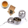 Stainless Steel Mesh Tea Ball Strainer Filter Infuser Chain Style. 