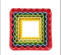 SQUARE Cookie Cutter Set Plastic Cookie Cutter Shapes Biscuit Cutters 5 pcs.. 