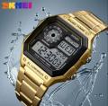 1335 Men Sports Watches Count Down Waterproof Watch Stainless Steel Fashion Digital Wristwatches. 
