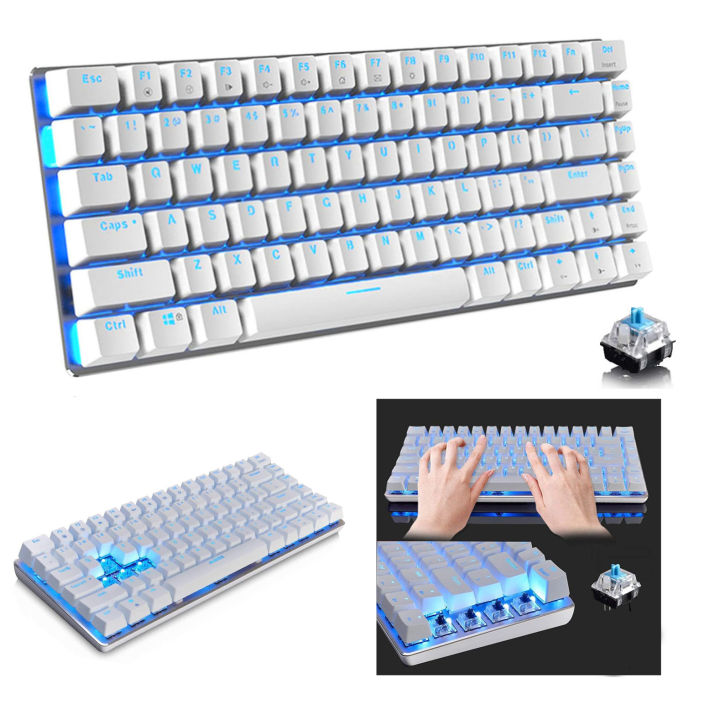 Imported AJAZZ x NACODEX Wired Gaming Mechanical Keyboard with 82 Anti-ghosting Keys - AK33