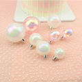 4PCS Bubble Ball Shape Cake Toppers Colorful Transparent Ball Party Baking Cake Dessert Decoration. 