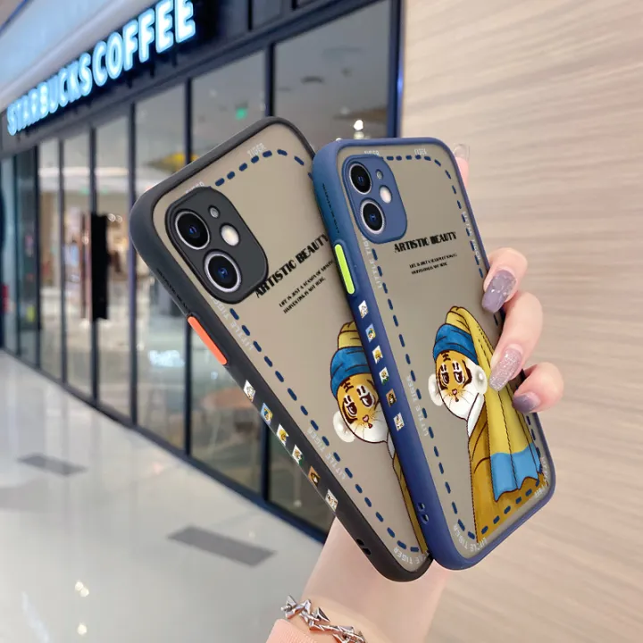 JIUMOO%20For%20OPPO%20A37%20Case%20Frosted%20Transparent%20Hard%20Phone%20Case%20Cartoon%20Artistic%20Tiger%20Side%20Edge%20Casing%20Full%20Cover%20Camera%20Silicone%20Softcase%20Pattern%20Shockproof%20Protection%20Cases%20-%20Image%204