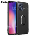 Casinglee For Realme Narzo 50A Prime Case Soft matte full Protector Shockproof Car Magnetic Holder Ring Phone Cover Casing hp Realme Narzo 50A Prime Phone cases. 