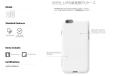 SwitchEasy N+ Glazed Duotone Shockproof Case For iPhone 6/6S PLUS (5.5 ) Ceramic White. 