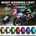 Rechargable 7 Colors In 1 Led Aircraft Strobe Lights Anti Collision Warning Light. 