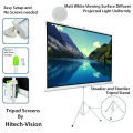 Hitech-Vision Tripod Stand Projector Screen -  Matt White 100"  1:1 ( 6 ft x 6 ft ). 