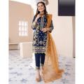 Stylish  Embroidered Shirt for Girls with Trouser & Dupatta (Three Piece Suit) Embroidered Dresses for Women/ Stitched 3 pc for Her/Girls/Women. 