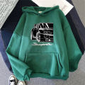 Anime Initial D Drift Hoodie Japanese Anime AE86 Hoodies Sweatshirt Print Trend Men Clothes Hip-Hop Male Crewneck Streetwear Men. 