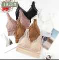 Luxury Flower Lace Bra Top Free Push Up Bra for Women Girls| Body Shaping Women Underwear Lingerie Full Cup Seamless Bra. 