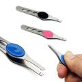3Pcs Professional Slanted Eyebrow Tweezers Hair Removal Clip Beauty Tweezer Gripped. 