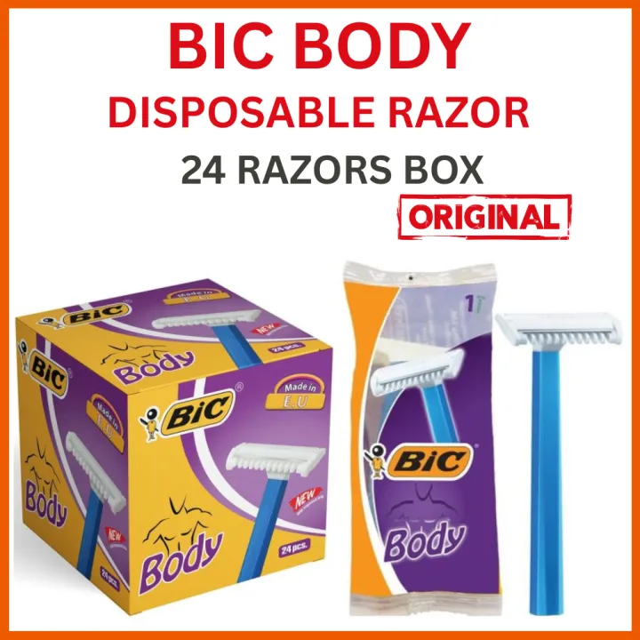 Bic Body Razor (24 Razors Pack) Original Bic Body Razor 24 Piece Bic ...