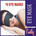 Emily 10 pieces imported eye mask for sleeping, sleeping eye mask for traveling and comfort sleep soft sleeping eye mask travel sleep nap eye mask blindfold  eye blinder eye patch eyeshade eye mask cheap healthy sleep. 