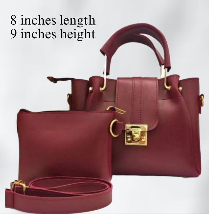 Ladies%20Soft%20PU%20Leather%20Handbag%20with%20Small%20Carry%20Pouch%20and%20Adjustable%20Shoulder%20Strap%20-%20Image%207