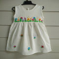 white lawn summer dress Embroidered suit for baby girl 0 to 4 years size available fabric a1 used home stitched hand Embroidry. 