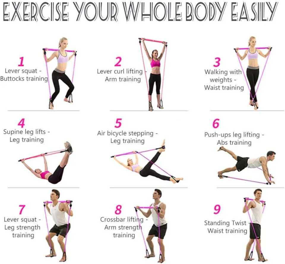 Pilates With Pilates Exercise Stick Workouts Yoga Sticks Pilates