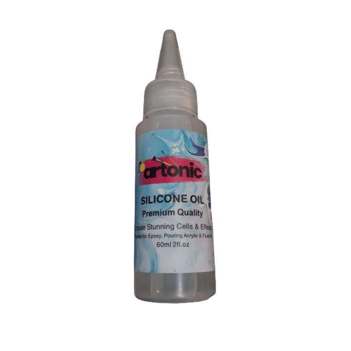 Silicone Oil for Epoxy Resin 60ml Pouring Acrylic and Fluid Art, DIY Jewelry Making Supplies Tools Kit