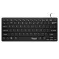 Keyboard usb wired mini Keyboard usb wired Quantum mini wired Keyboard 87 keys compact size. 