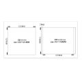 Transparent Bottom CD Box Empty CD Case PP Plastic CD Case CD Case Capacity 1-2 Discs Demoo. 