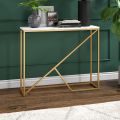 Console Table, 40" Wide, Marble Texture Laminated wood sheet top Entryway Table Living room Table. 