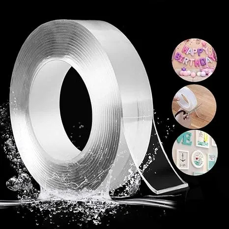 Trace Less Tape Double-Sided Traceless Transparent Nano Tape | Daraz.pk