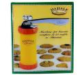 Jiajiale Biscuit Maker Shape Stainless Steel Decorating Molds Press for Desserts, Biscuit and Cookies Maker Press Cake Decorator Pump Machine for Decorating and Baking with 4 different Plastic nozzles. 