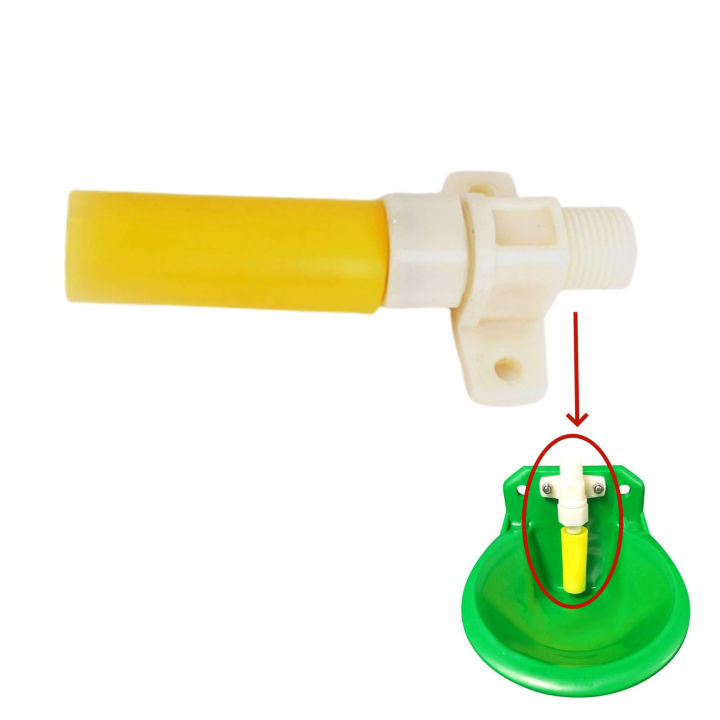 Automatic Waterer Bowl Durable Drinker Livestock Drinking 1x Replace for