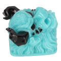 Custom Keycaps Hand Carved Cow Pattern OEM R4 Gaming Resin Mechanical Keyboards Keycaps for Cherry MX Swtiches Blue. 