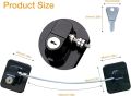 1 pc Fridge Locks with Key No Drilling for Kids and Pets, Suitable for Refrigerators, Washing Machines, Cabinets, Toilets. 