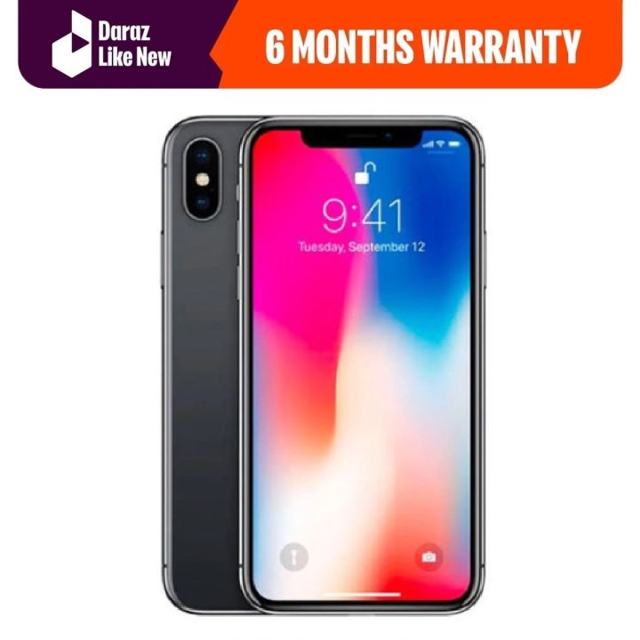 Apple iPhone X 256 GB Factory Unlocked - PTA Approved (FREE CHARGER & COVER) - Daraz Like New Phones (Mobile Phones)