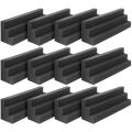 12Pcs Acoustic Panels Bass Trap Corner Studio Foam Sound Insulation Pad Wall Panel Corner Block for Studio or Theater. 