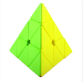 Original 3x3 Pyramid Cube Sticker less Best Quality Fast Speed Triangular Magic Cube Smooth Educational Puzzle Toys. 